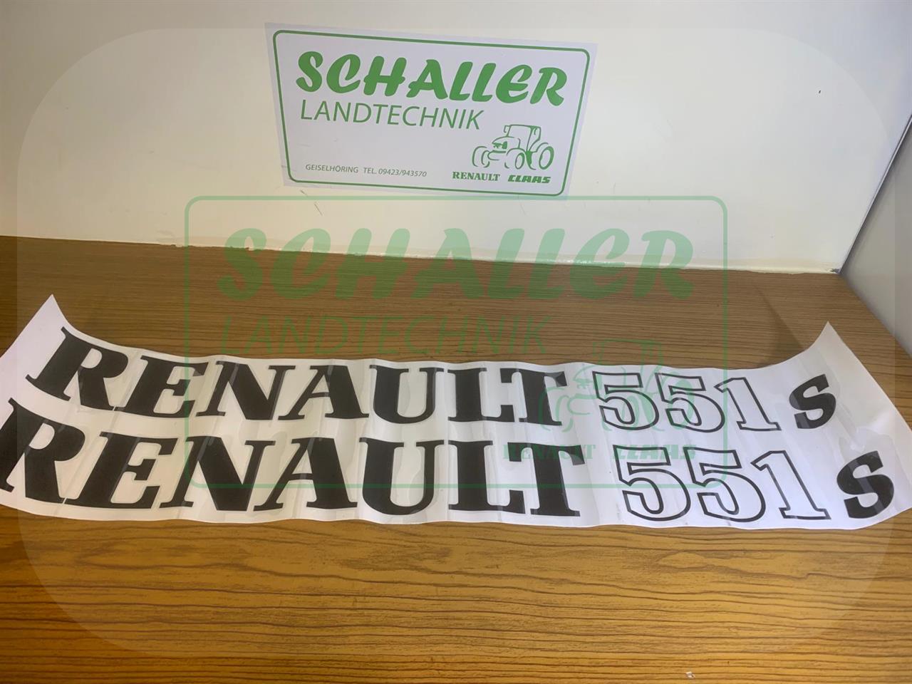 Aufkleber RENAULT S-Serie Motorhaube 421S bis 851-4S *individuell*