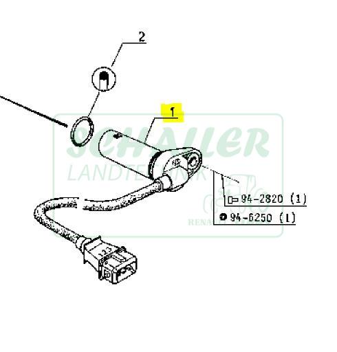 Geschwindigkeits- Sensor Renault/Claas Celtis 