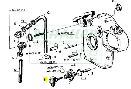 Traktometer-Antrieb für MWM