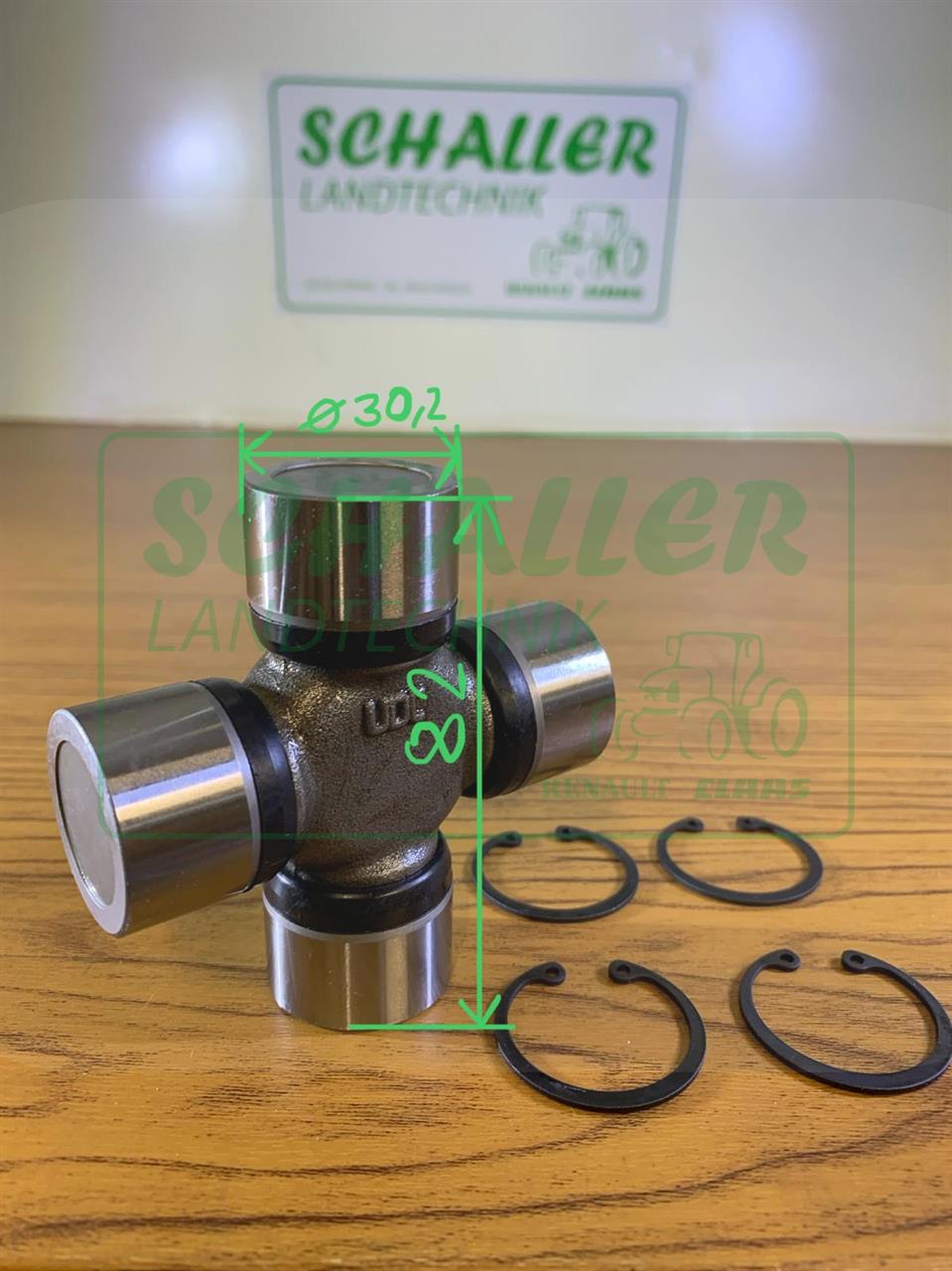 Kreuzgarnitur für TX groß 14er alt bis 110-14   [30x82mm]