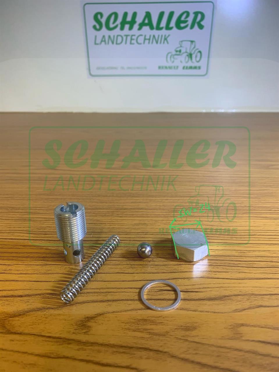 Ölfiltergehäuse- Rückschlagventil MWM Saugmotor D226 (spätere Variante)