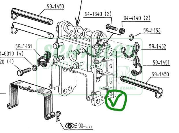 Anhänge-Kupplung für PKW Anhänger K50 Renault "Flansch-System 140x80mm"